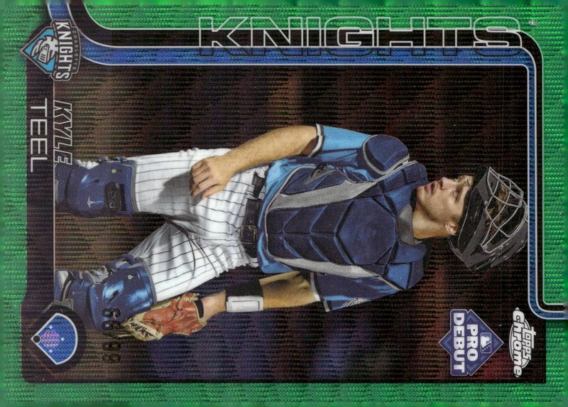 2025 Topps Chrome Pro Debut Kyle Teel #PDC-185 Green /99
