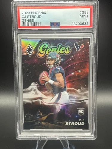 2023 Panini Phoenix Genies C.J. Stroud CASE HIT SSP Rookie RC #GE9 PSA 9 POP 13