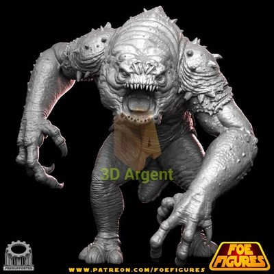 Rancor v4 - Star Wars Legion kompatibel 3D gedruckt Resin Miniaturen Feind