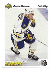 DARRIN SHANNON 1991-92 UPPER DECK CARD NEAR MINT CONDITION