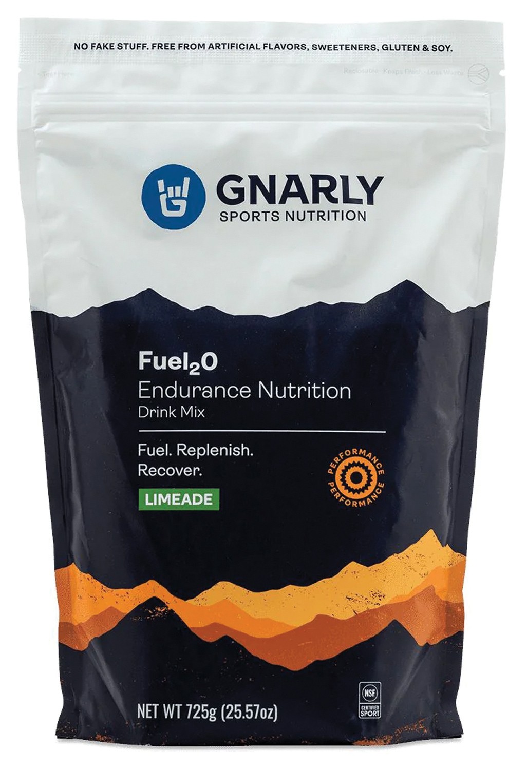 Gnarly Fuel2o Limeade Гидратационная смесь | электролитный напиток для езды на велосипеде и активного использования