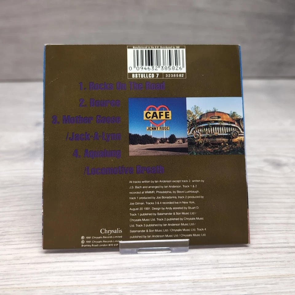 Jethro Tull - Rocks on the Road - CD EP - 1991 Chrysalis Records - Very Good Con - Image 2 of 3