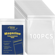100Pcs Magazine Protectors for Collectors, Magazine Sleeves Only - Acid-Free ...
