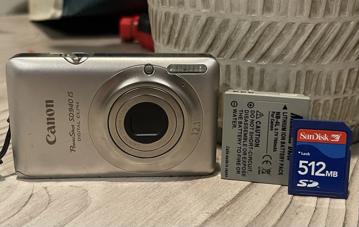 Canon PowerShot SD940 IS Digital Cameras for Sale | Shop New