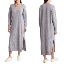 Stitchdrop Lake Geneva Long Sleeve Sweater Dress Gray Size XS NWOT $140 MSRP