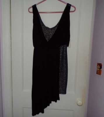 free people black and gold dress Free People Black Floral Mini Dress with Open Back and Lace Details (4   The Thrifty Hippy