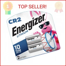 Energizer CR2 Lithium Batteries (2 Pack), 3V Photo Batteries