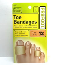 ProFoot Toe Bandages One Size 3 Each
