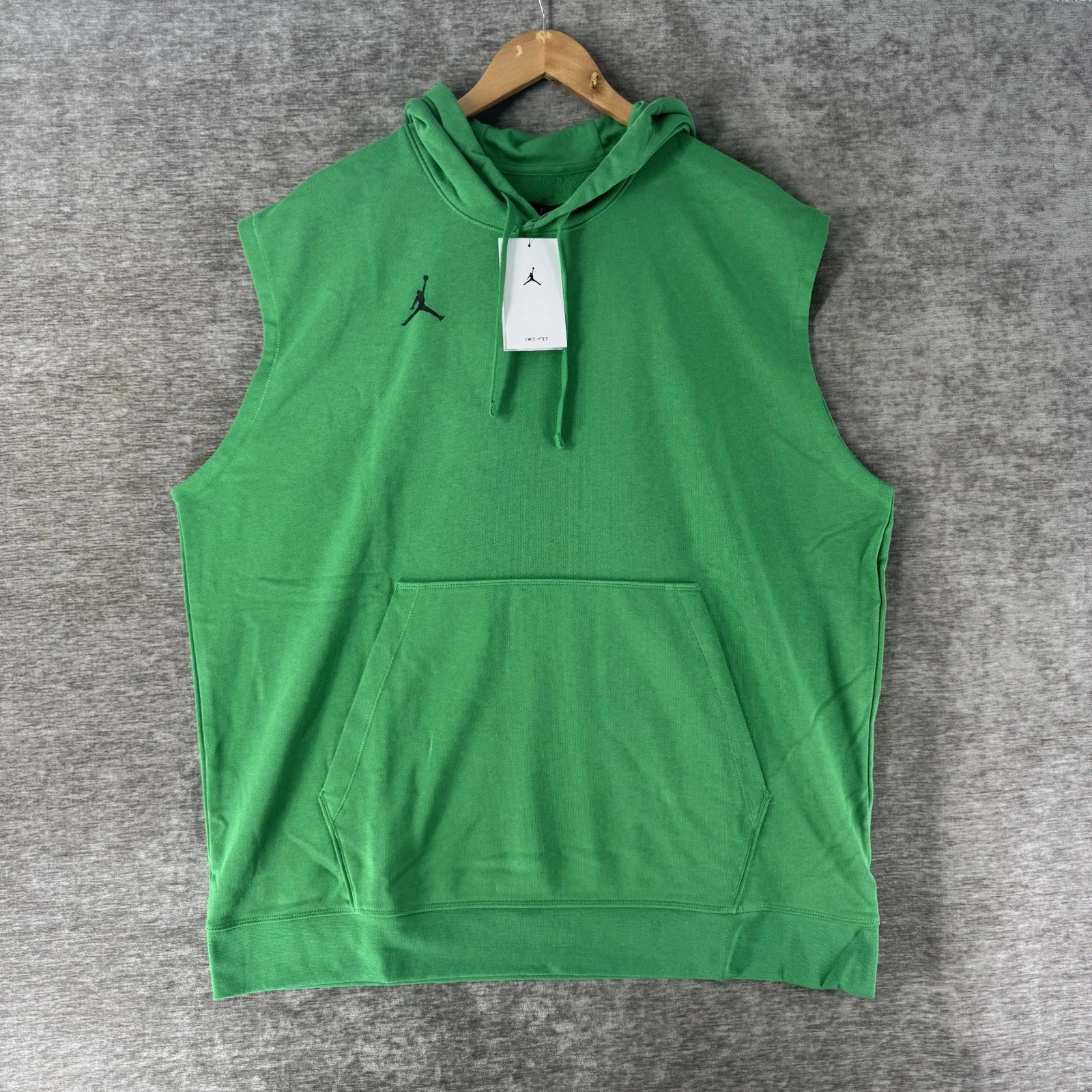 Jordan Dri-FIT Sleeveless Pullover Training Hoodie Men’s XL Green DQ7946-388 NWT