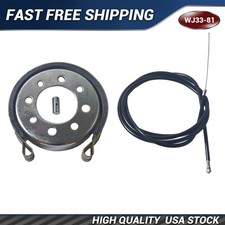 4" BRAKE BAND DRUM 65"CABLE For Go Kart Cart Mini Bike ATV Quad Four Wheeler