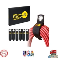 Versatile 10-Inch Heavy-Duty Cable Straps - 6 Pack for Organizing Hoses