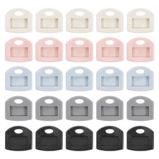 Key Caps Set, 25 Pcs 1 Inch Key Covers Tags Key Identifiers 5 Color