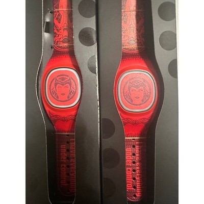 Disney MagicBand+ Scarlet Witch Wanda Maximoff Marvel Set of 2 New In Box