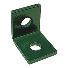 Superstrut Channel Connecting Plate, Green, Depth: 2 In, V321gn