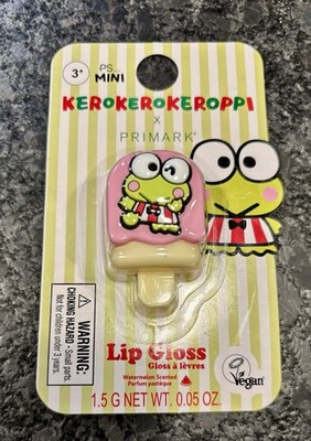 Kerokerokeroppi x Primark Pink Shine Lip Gloss Vegan Watermelon PS Mini 1.5g