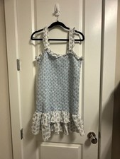 LoveShackFancy Smocked Floral Mini Dress