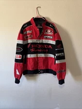 Vintage JH Design Honda Racing 3XL Men’s Jacket Nascar Woody Woodpecker