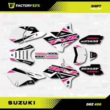 Pink Shift Graphics Kit fits Suzuki DRZ400SM Drz400s drz400 Supermoto DRZ 