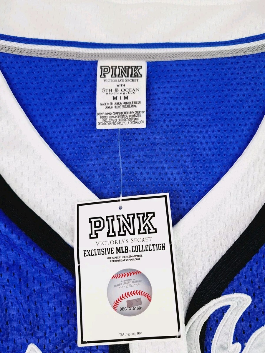 BLUE JAYS×Victoria’s Secretメッシュユニフォーム Victoria's Secret PINK Blue Jays MLB Jersey Top NWT Size M