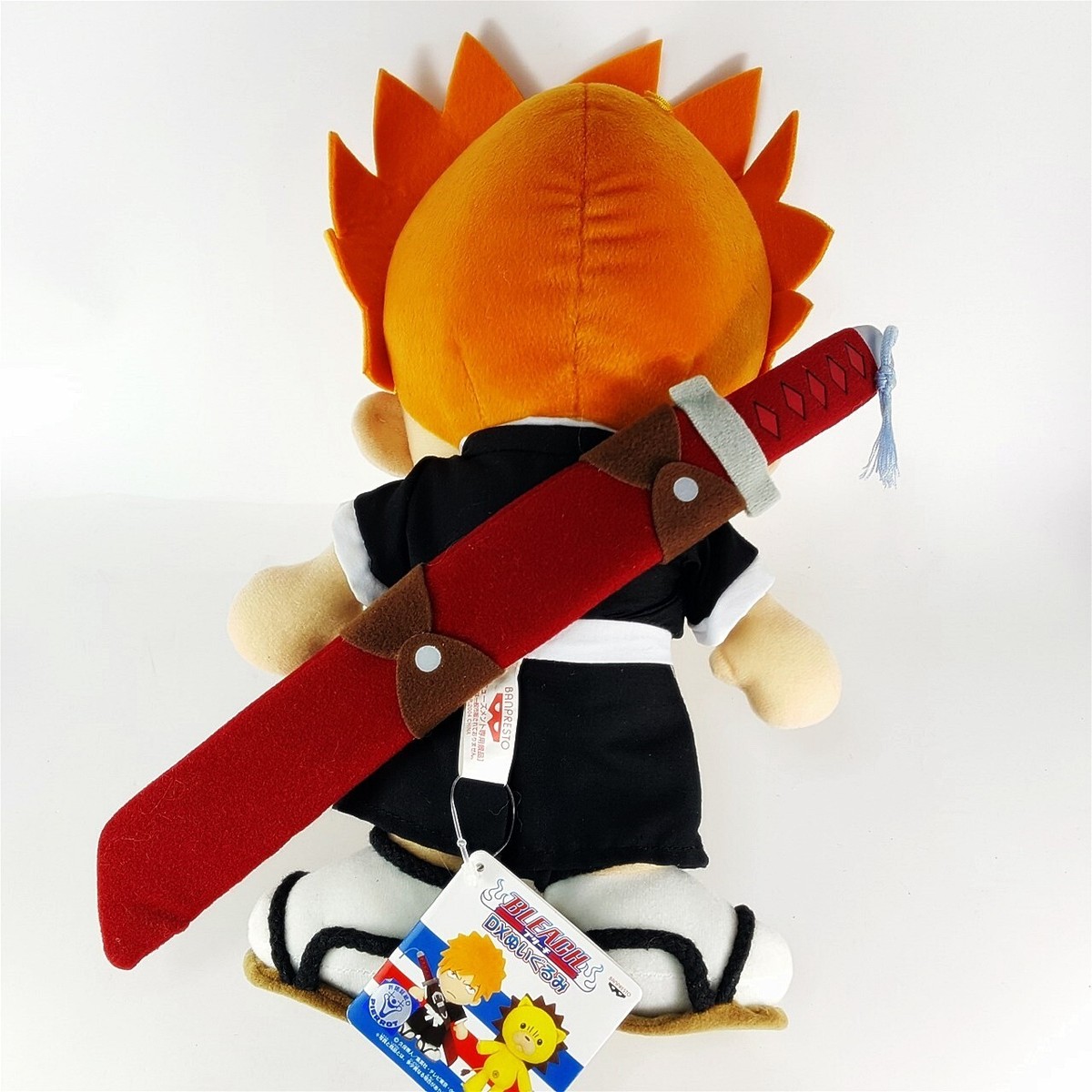 Bleach Ichigo Kurosaki DX Plush Doll Stuffed 2004 Banpresto