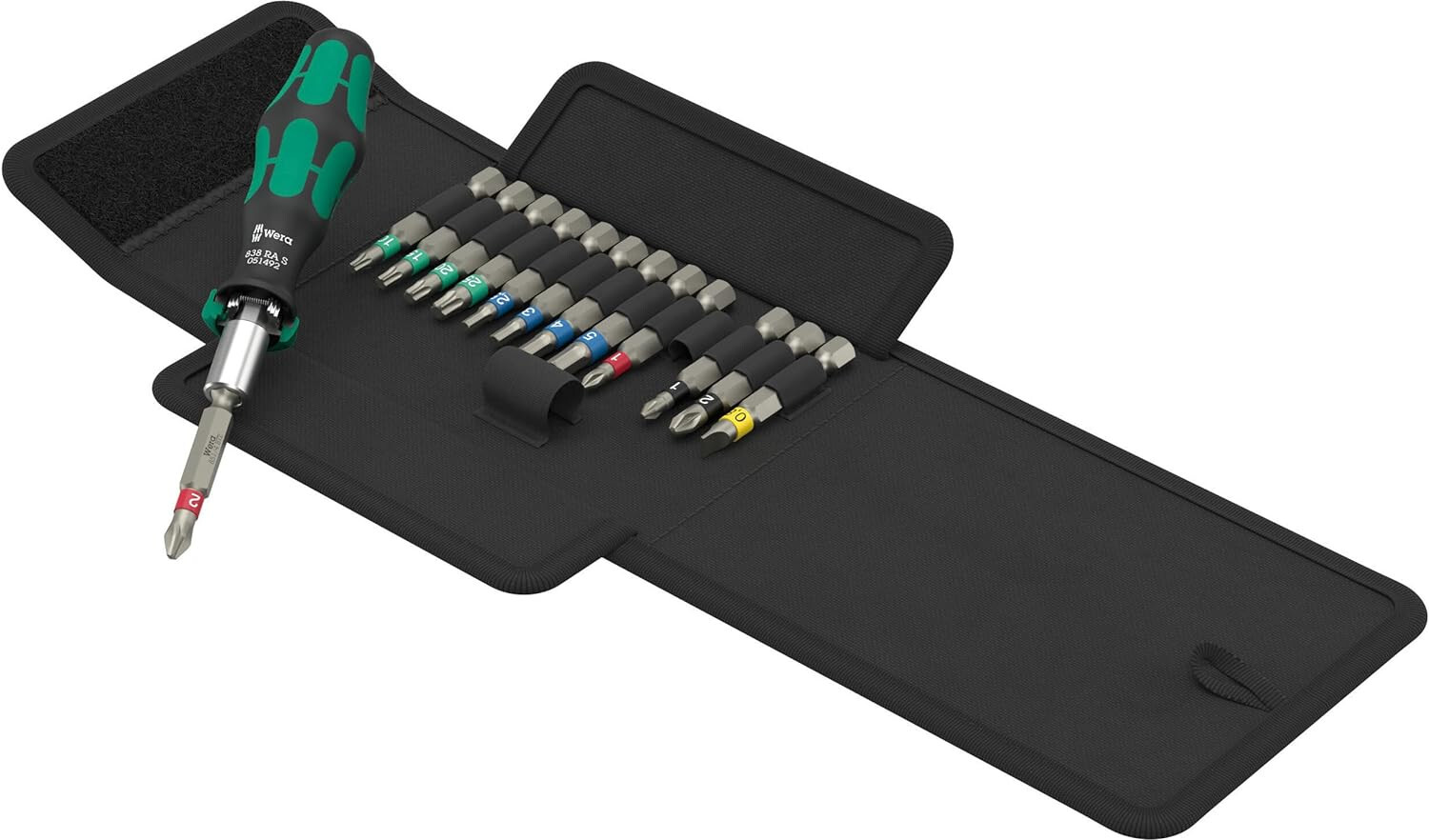 Wera Tools Kraftform Kompakt 14 Piece Ratchet Screwdriver Set 838 RA S Set 1