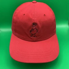 Jerry Garcia Wharf Rat Hat Red Dad Style Adjustable Strap Embroidered Signature