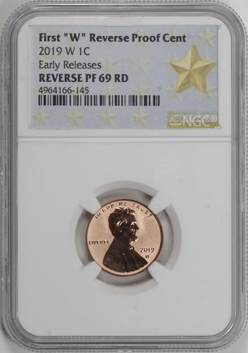 2019-W Reverse Proof Lincoln Cent 1c NGC PF69 RD Early Releases [17F08]