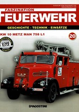 Feuerwehrfahrzeug RKW 10 Metz MAN 758 L1 / Begleitheft