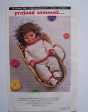 § B- page poupées MODES ET TRAVAUX 01/1981 Michel - explications tricot