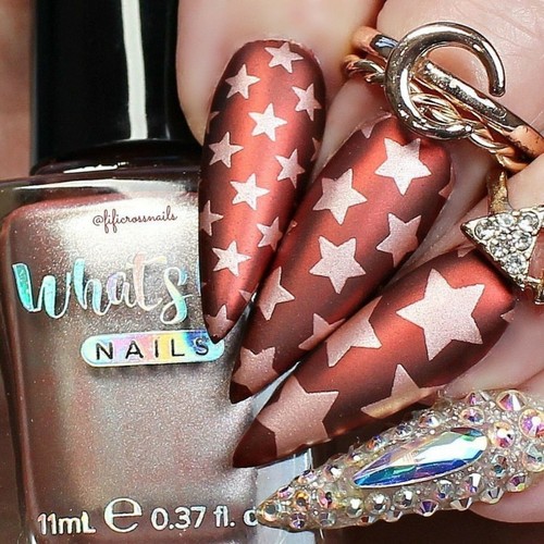 Whats Up Nails - Roses are Gold Stamping Polish (Rose Gold), Nail Polish - 第 12/12 張圖片