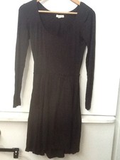 silence noise urban outfitters black long sleeve dress size S