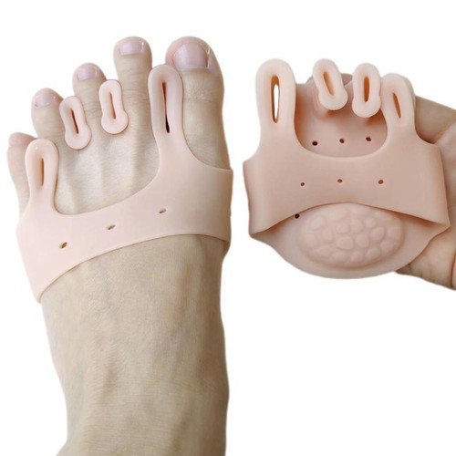 Almohadillas separadoras de dedos correctoras de juanete de gel 2 piezas - espaciadores ortopédicos Hallux Valgus - Imagen 4 de 25
