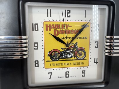 Harley-Davidson Bulova デイト表示　時計　稼働品 Harley-Davidson Bulova デイト表示 時計 稼働品 Harley-Davidson