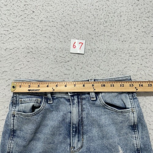Hollister California Ultra High Rise Mom Jean Women's 25 Blue Distressed Jeans - Picture 11 of 14