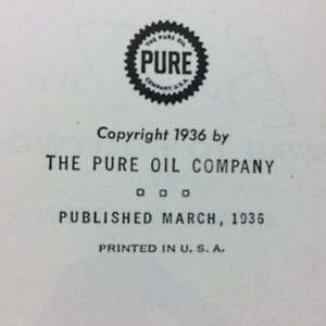 Vtg 1936 Pure Oil Gas Airplane Jimmie Mattern Radio Show Cloud Country Book 2