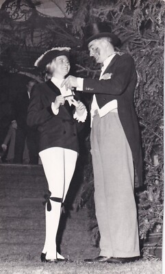 Original Foto Konservativer Abgeordneter Victor Goodhew & Eva Rittinghausen undatiert 70er Jahre