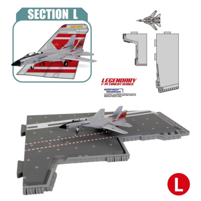 FOV 1:200 USN Grumman F-14A Tomcat Fighter w/ Deck (Section L) FOV831112