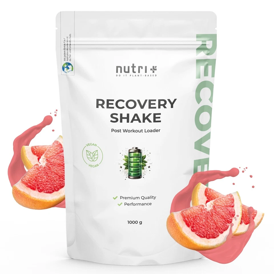 Recovery Shake Loader - Post-Workout Shake hochdosiert vegan 1000 g Muskelaufbau