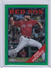 2023 Topps Series 1 1988 Chrome Green #56 Josh Winckowski Red Sox Rookie 32/99