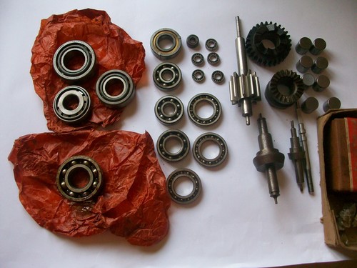 Oldtimer PKW 1960 Garagenfund 31Teile Lager Buchse Welle Zahnrad Motorrad DKW