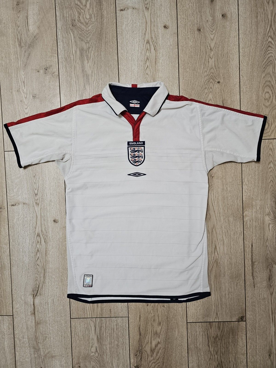 ENGLAND 2003 2005 HOME FOOTBALL SHIRT SOCCER JERSEY TWO SIDES S