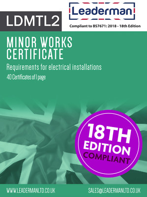 Leaderman 18th Edition Electrical Certificate Books