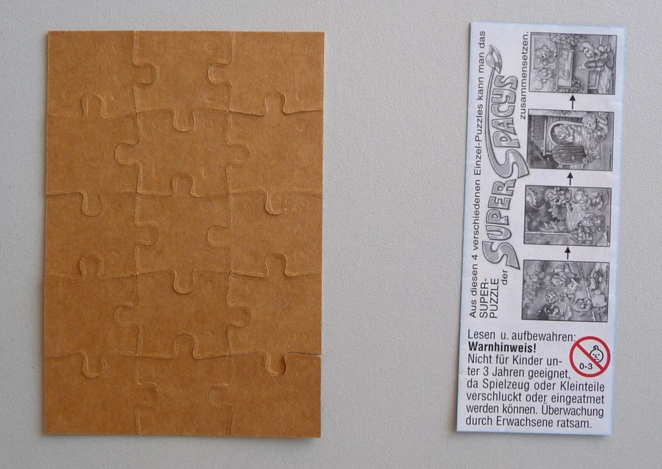 Ü-Eier Puzzle Super Spacys mit Beipackzettel 15 Teile Ferrero vollständig Kinder - Bild 4 von 4