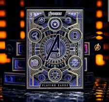 Marvel Avengers Playing Cards Deck - Theory 11 Purple Poker Size Deck.. New