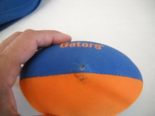 GO GATORS FLORIDA CHILDS JERSEY W/TALKING TOSS TOY FOOTBALL    - Picture 4 of 8