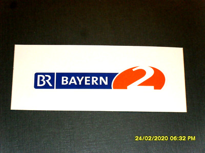 Decal/Sticker + Radio Bavaria 2 + White Larger