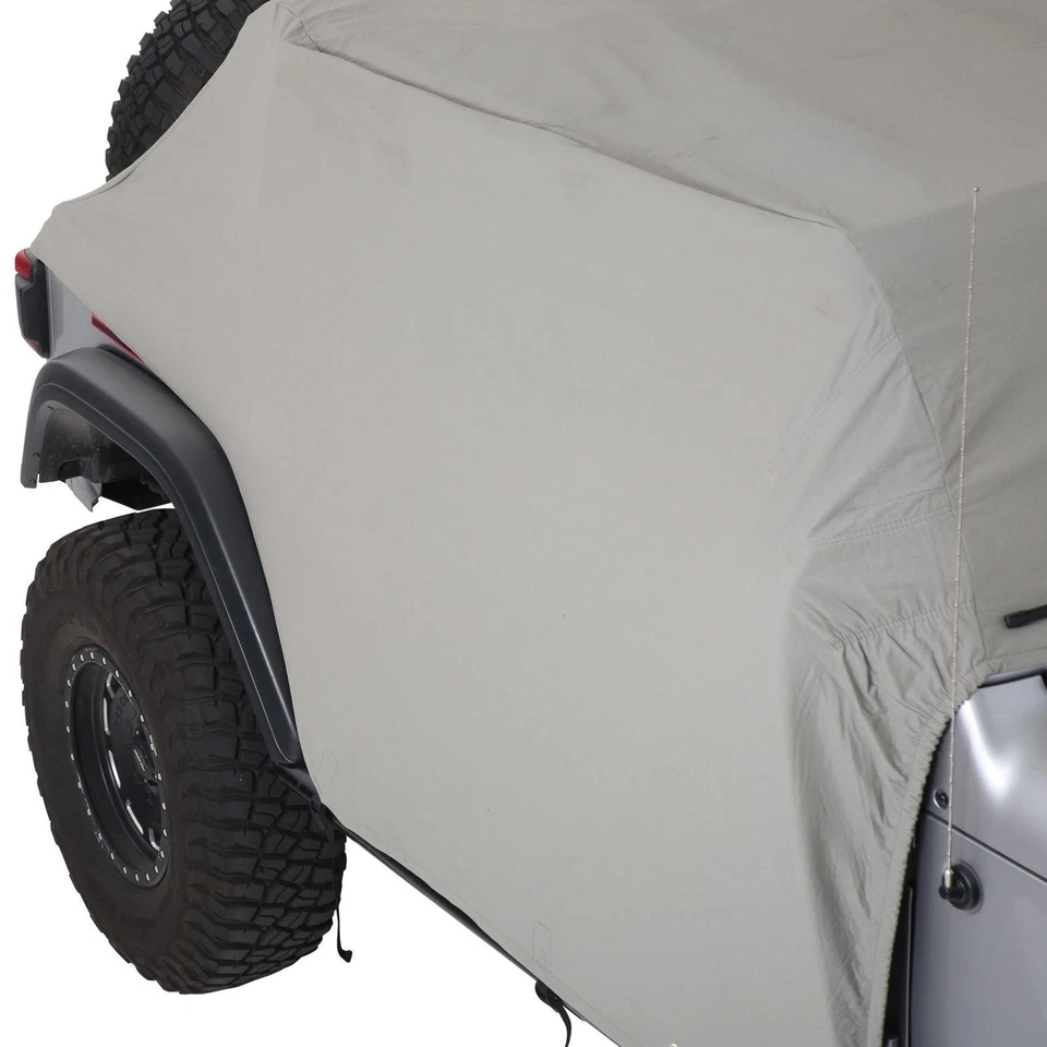 Cubierta de cabina resistente al agua Smittybilt para Jeep Wrangler JL 2018-2023 4 puertas gris Foto 3 de 4