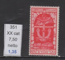 Fiume C 20 Neuf Caoutchouc Intact Mnh