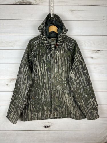 Vintage CABELAS Jacket Mens 3XL TreBark Realtree Camouflage Gore-Tex Shell USA - 第 1/12 張圖片