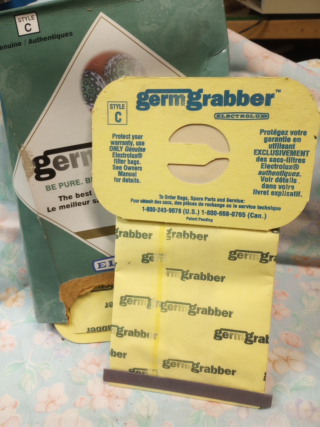 New Electrolux Vacuum Bags Style C Germ Grabber 11 Pack 4 Ply Genuine Open Box eBay